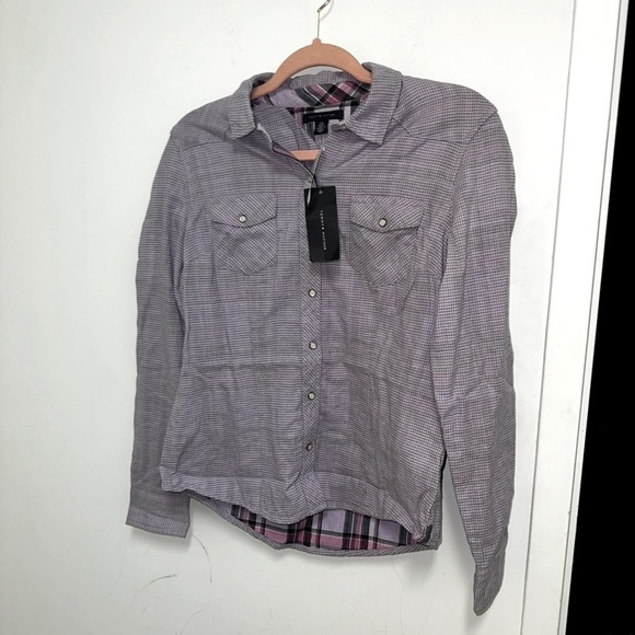 Tommy Hilfiger Purple Button Down Shirt - Picture 6 of 6